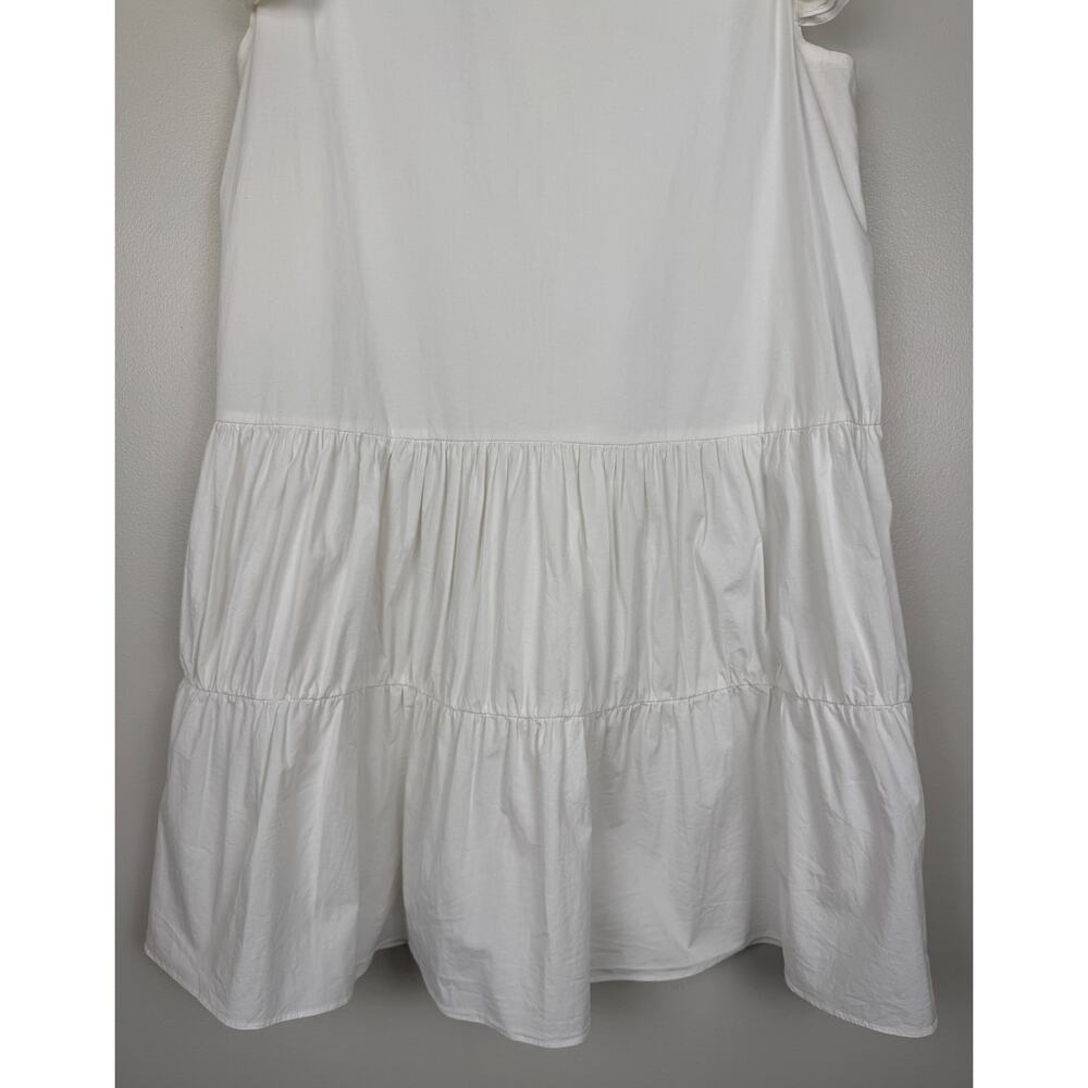 Tuckernuck Pomander Place Corrine Mini Flutter Sleeve Dress White XL Resort Wear - Picture 7 of 14